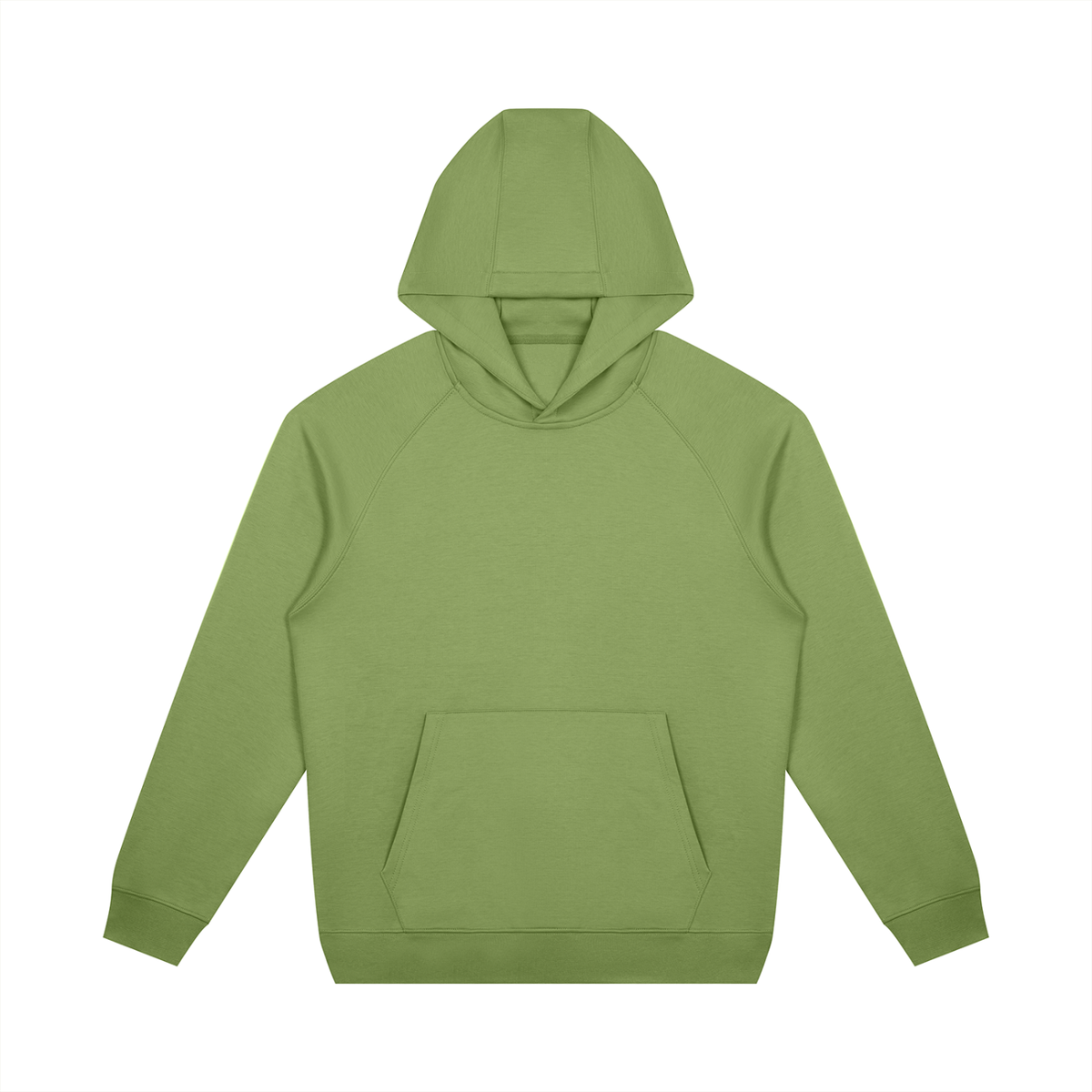 Unisex Oversized Raglan Pullover Hoodie in sage green