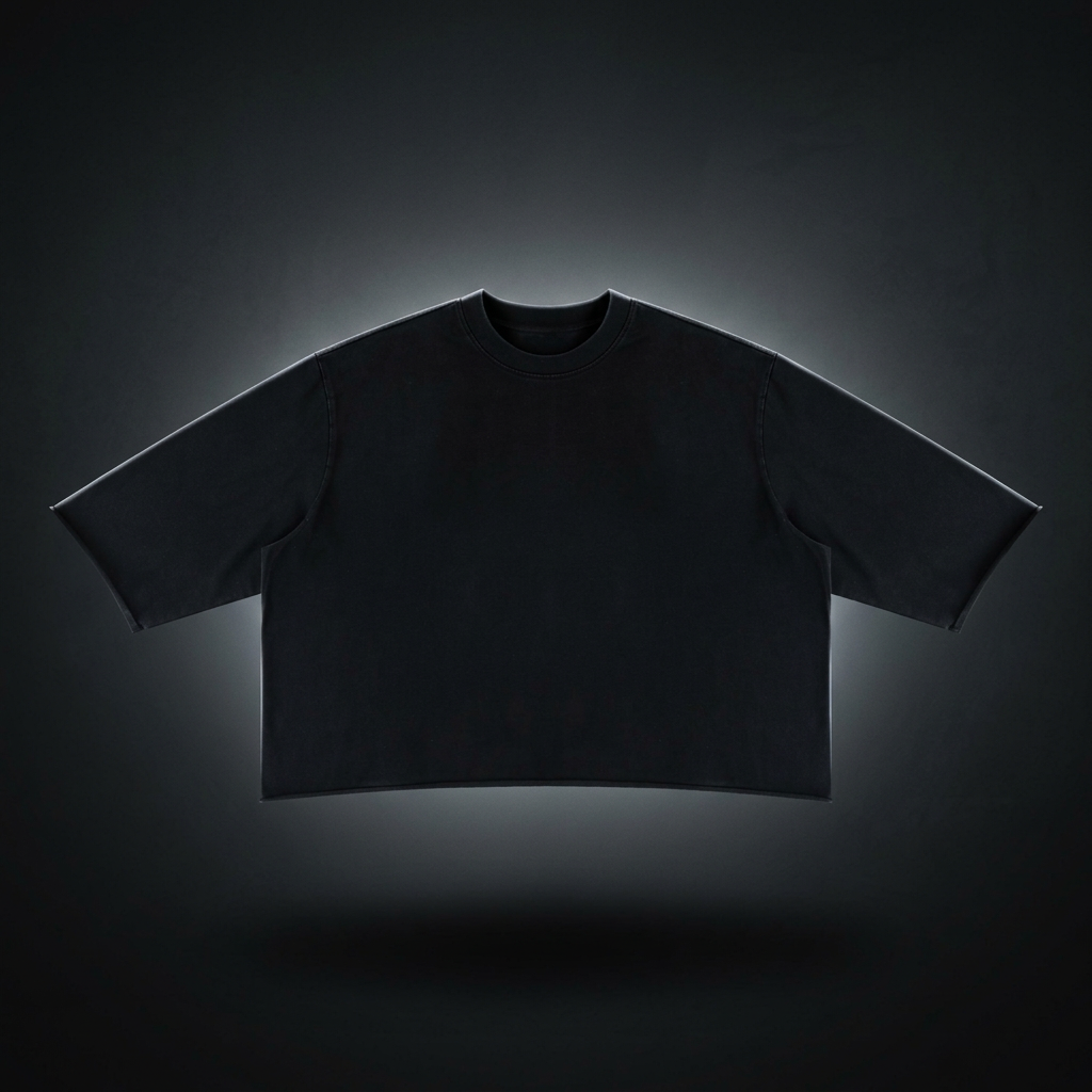 Unisex Oversized Snow Wash Boxy Tee