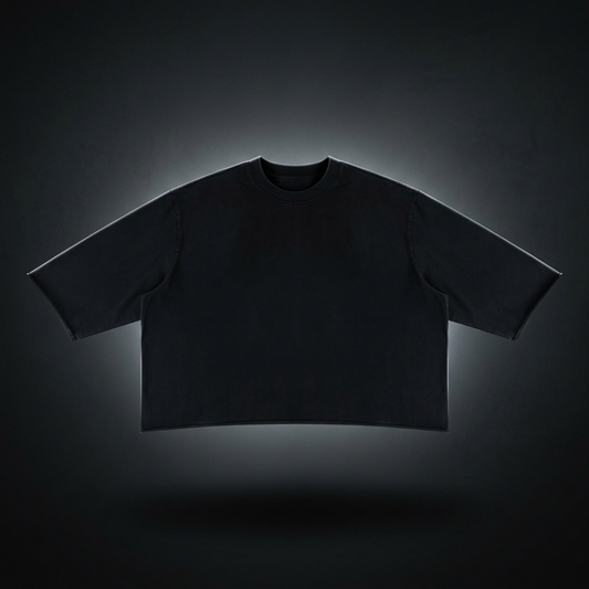 Unisex Oversized Snow Wash Boxy Tee