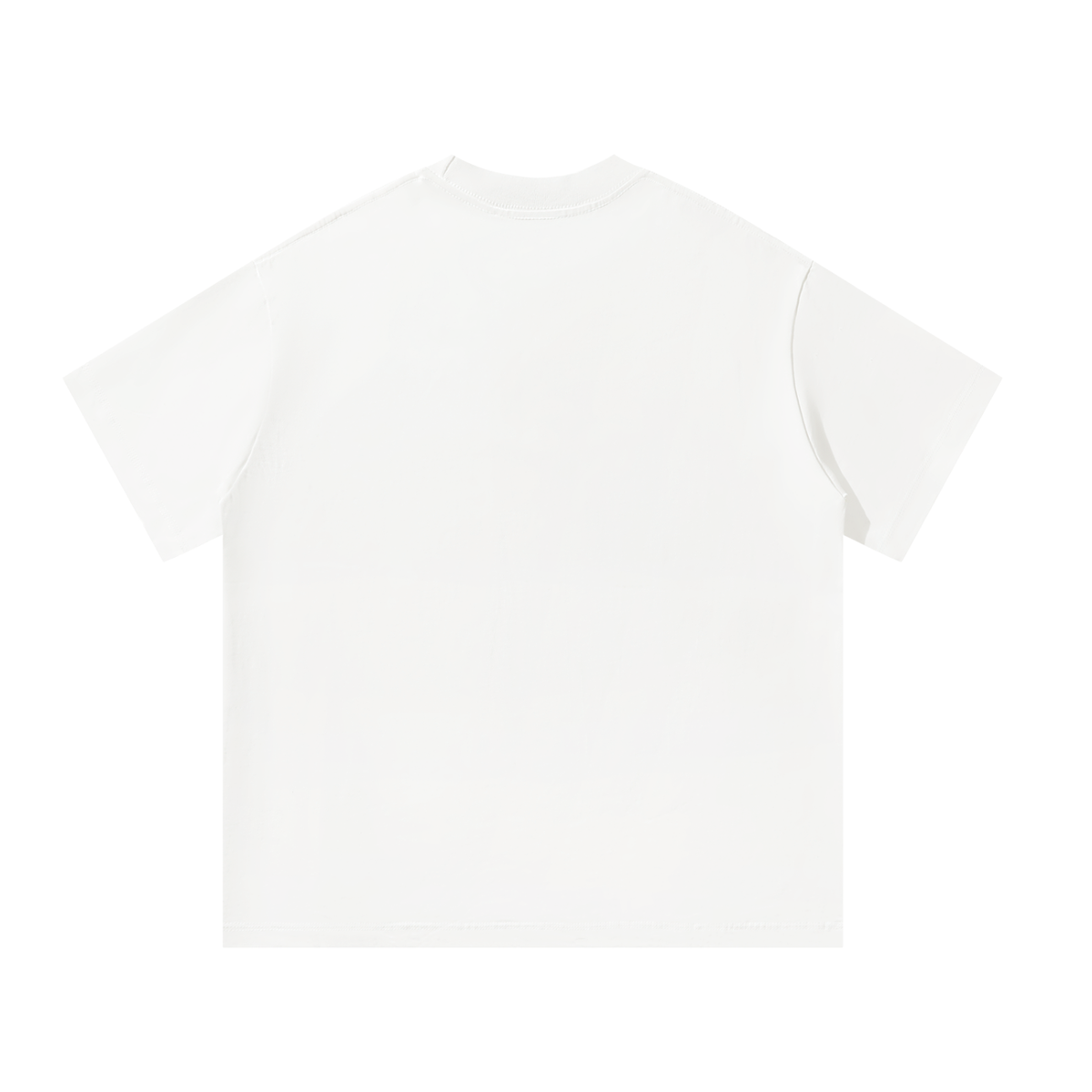 Unisex Oversized T-Shirt in white, alternate angle