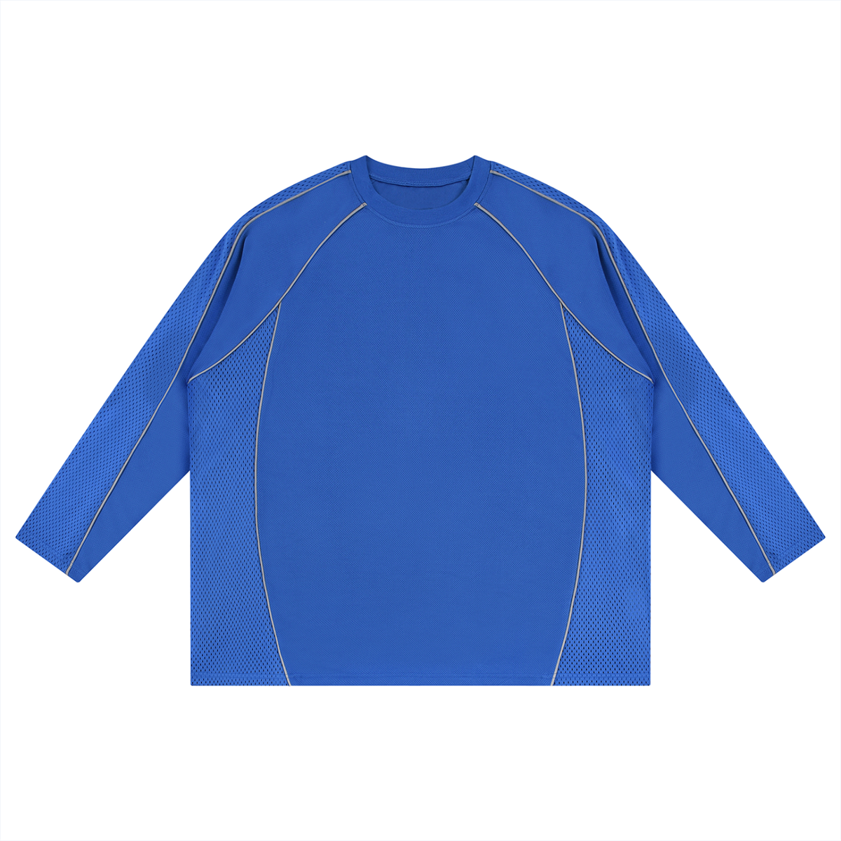 Unisex Paneled Raglan Soccer Jersey in blue