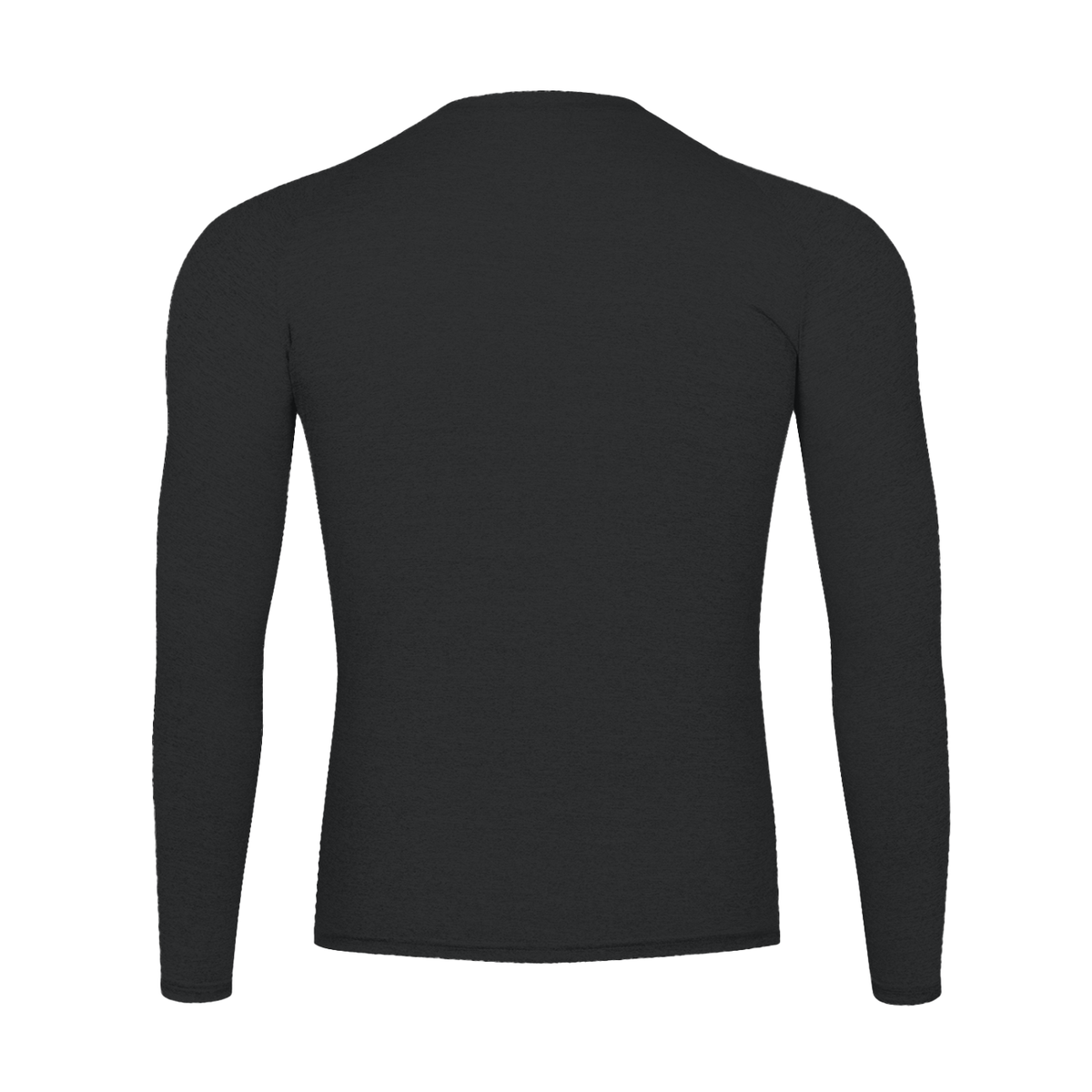 Unisex Performance Long Sleeve T-Shirt in black, alternate angle
