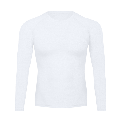 Unisex Performance Long Sleeve T-Shirt in white