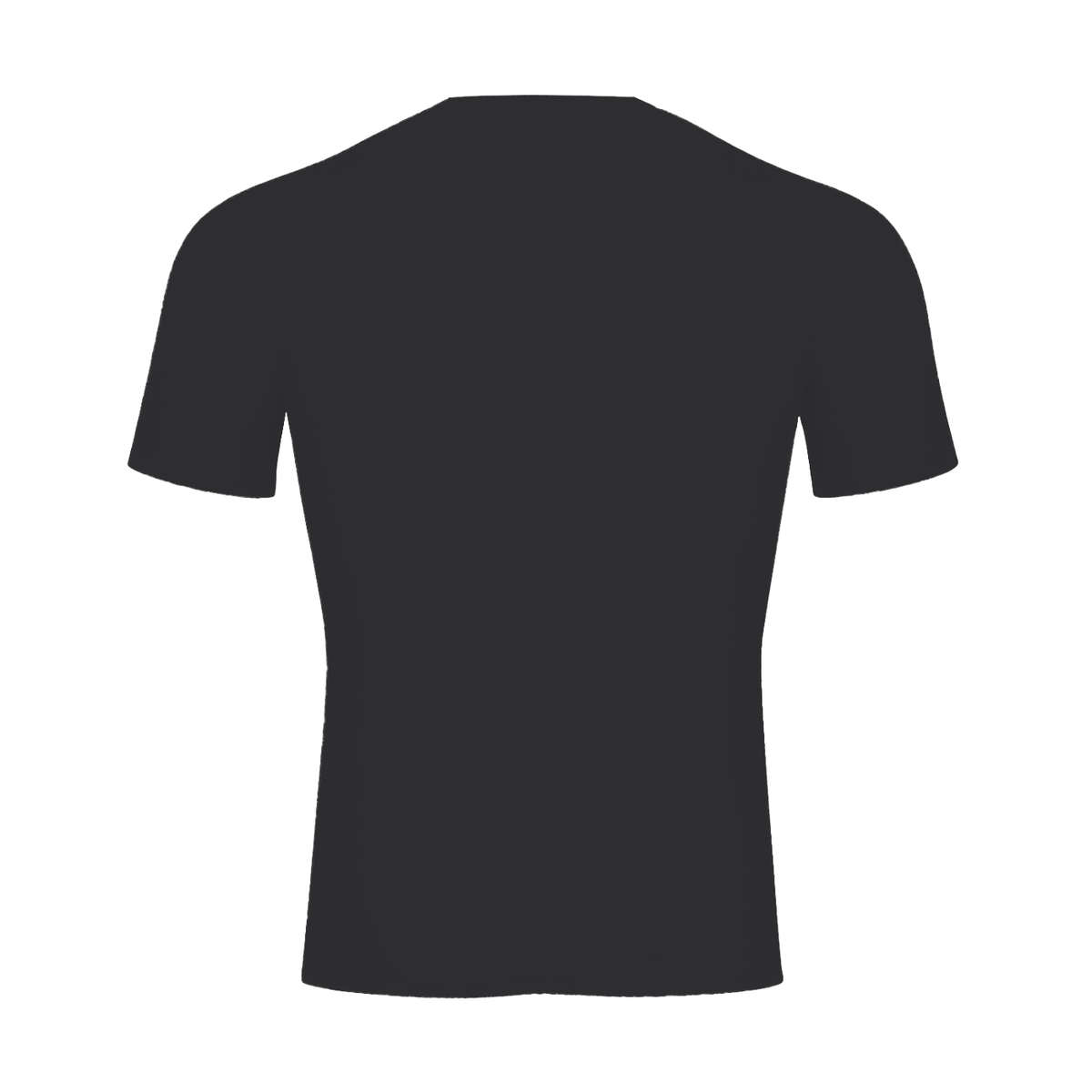 Unisex Performance Short Sleeve T-Shirt in black, alternate angle