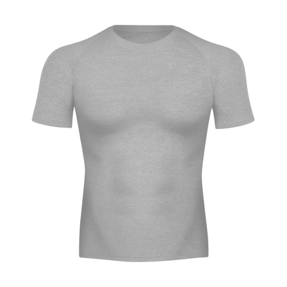 Unisex Performance Short Sleeve T-Shirt in flecking gray