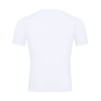 Unisex Performance Short Sleeve T-Shirt in white, alternate angle
