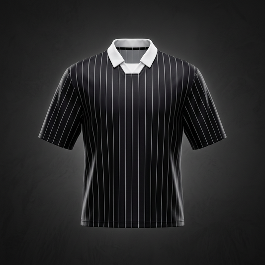 Unisex Pinstripe Collared Soccer Jersey