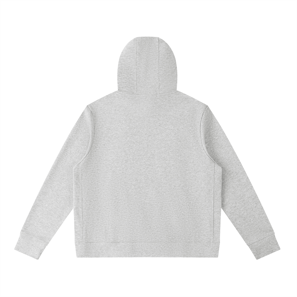 Unisex Pullover Hoodie in flower gray, alternate angle