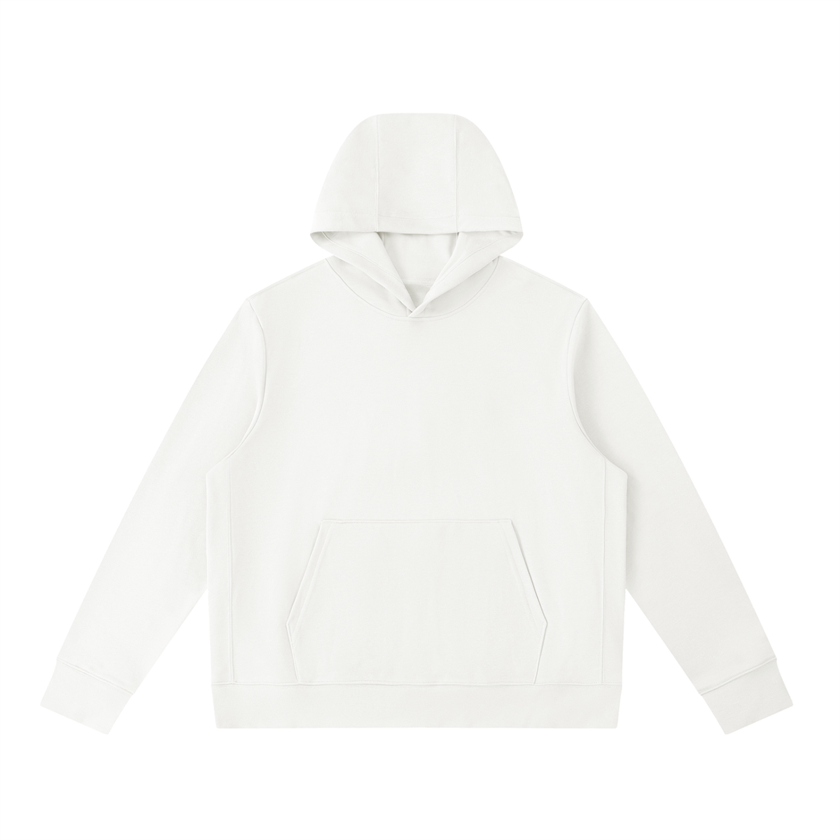 Unisex Pullover Hoodie in white