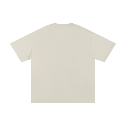 Unisex Pure Cotton T-Shirt in apricot, alternate angle