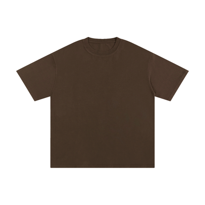 Unisex Pure Cotton T-Shirt in coffee