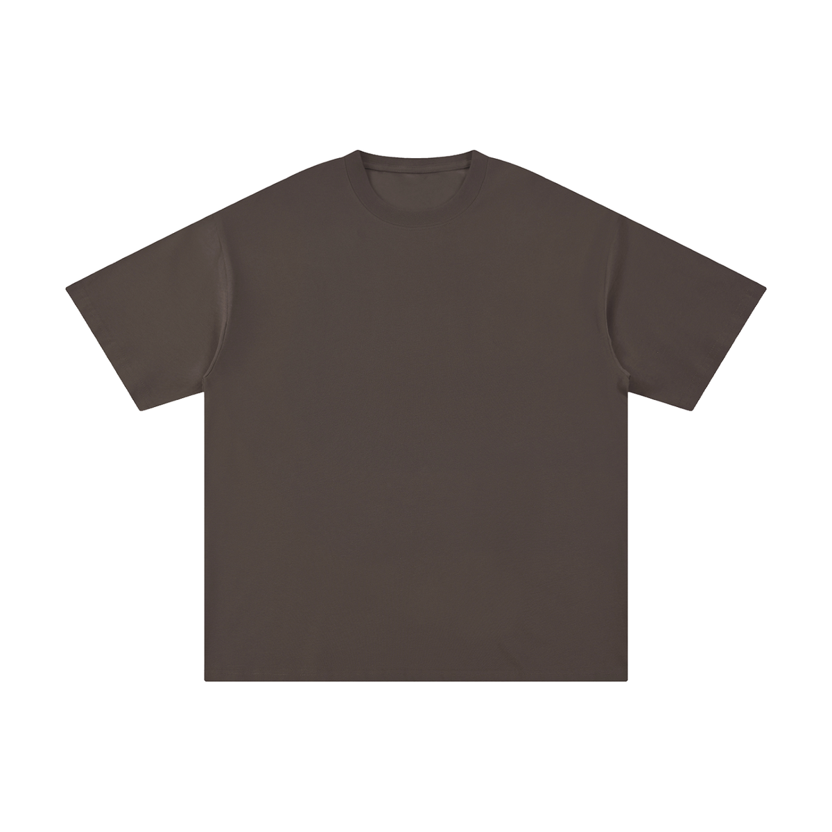 Unisex Pure Cotton T-Shirt in dark brown