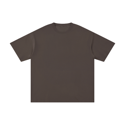Unisex Pure Cotton T-Shirt in dark brown