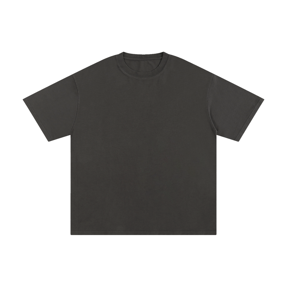 Unisex Pure Cotton T-Shirt in dark gray