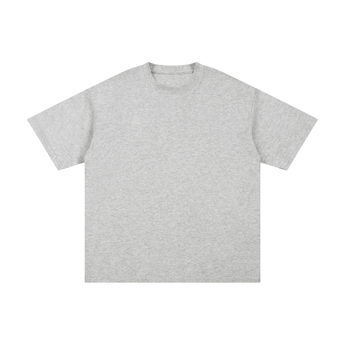 Unisex Pure Cotton T-Shirt in flower gray
