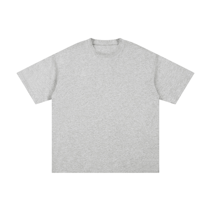 Unisex Pure Cotton T-Shirt in flower gray