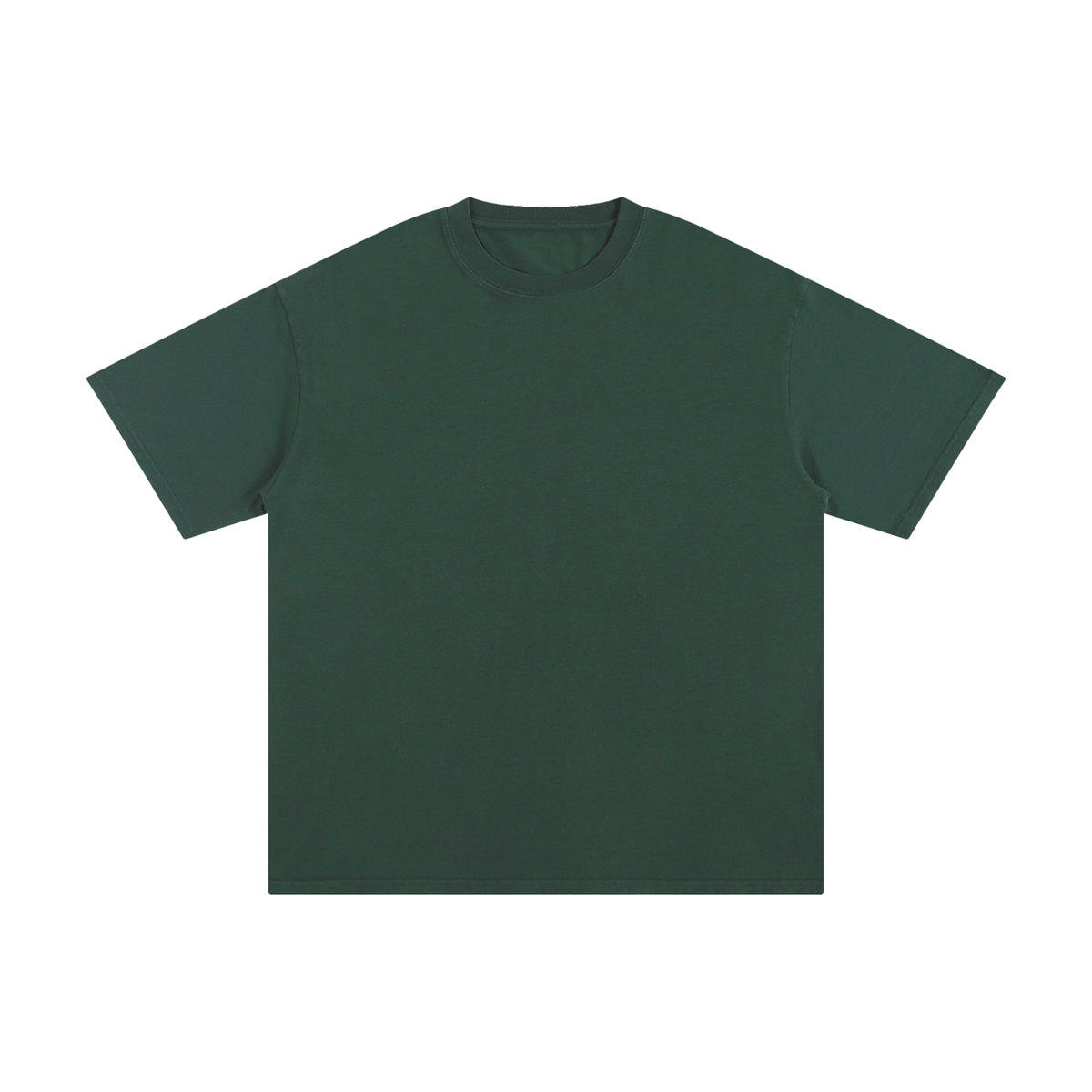 Unisex Pure Cotton T-Shirt in forest green
