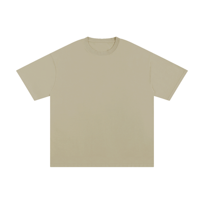 Unisex Pure Cotton T-Shirt in gray apricot