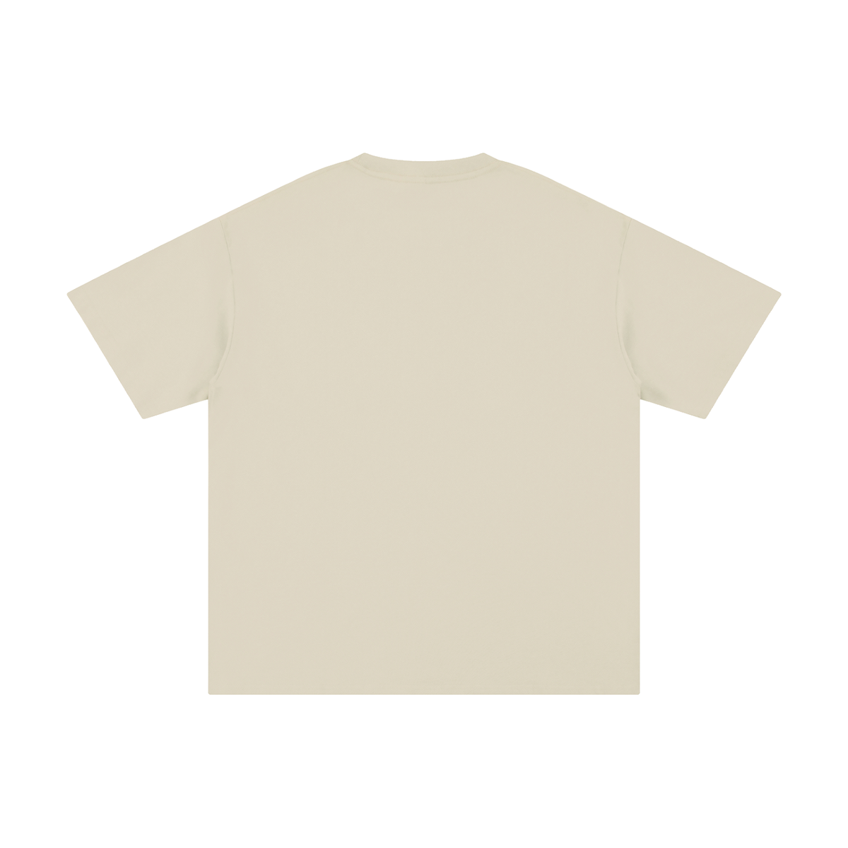 Unisex Pure Cotton T-Shirt in light apricot, alternate angle