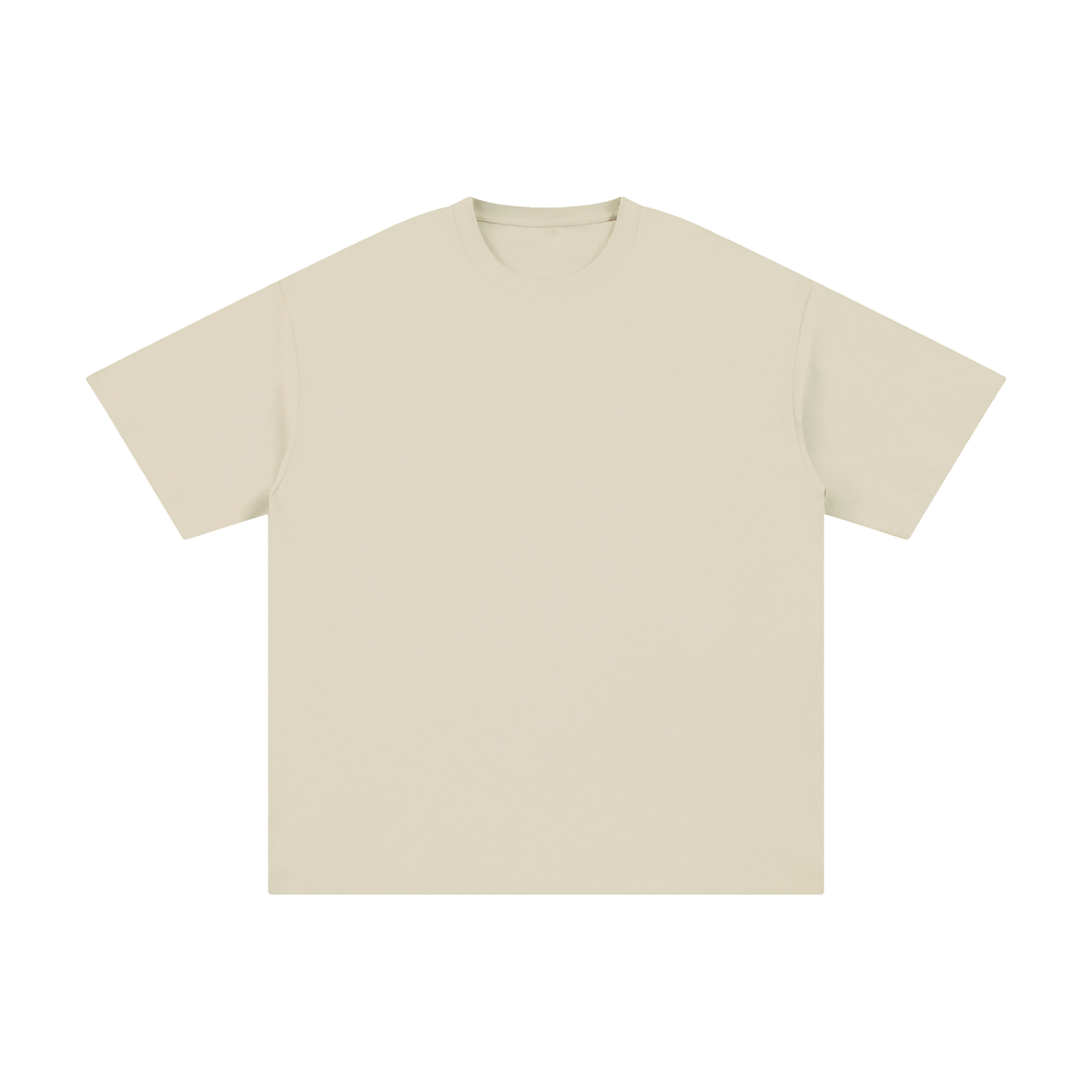 Unisex Pure Cotton T-Shirt in light apricot