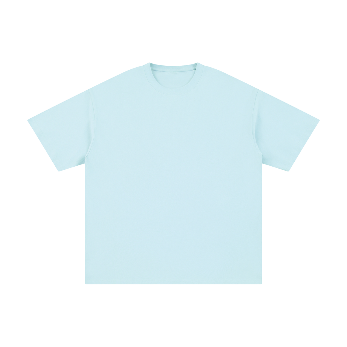 Unisex Pure Cotton T-Shirt in light blue