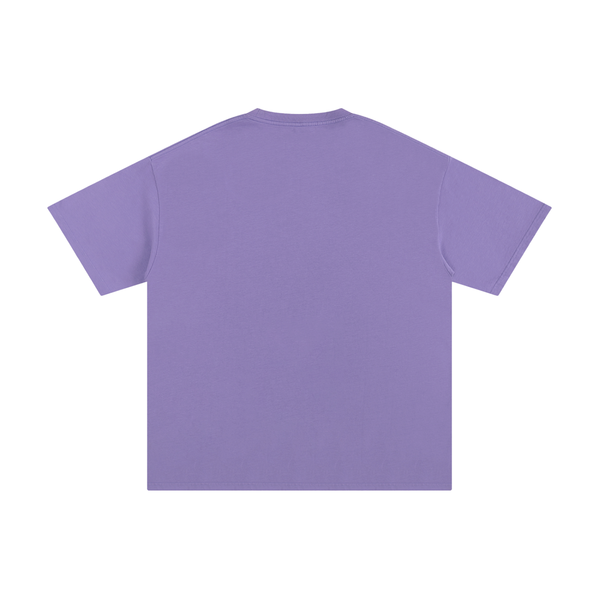 Unisex Pure Cotton T-Shirt in paris purple, alternate angle