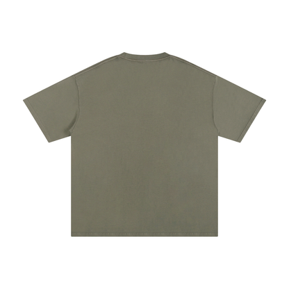 Unisex Pure Cotton T-Shirt in wine red, alternate angle