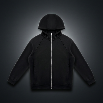 Unisex Raglan Full Zip Hoodie, view 1