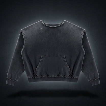 Unisex Raw Edge Crewneck Sweatshirt, view 1