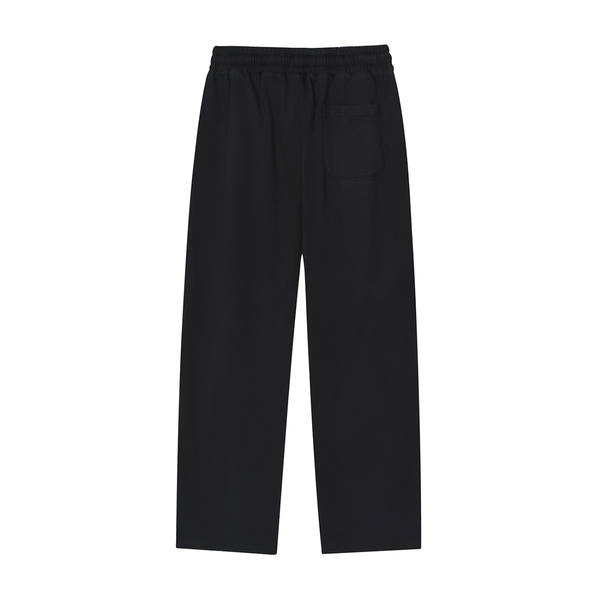 Unisex Reflection Striped Straight-Leg Sweatpants in black, alternate angle