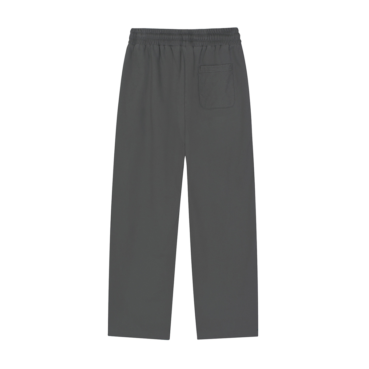 Unisex Reflection Striped Straight-Leg Sweatpants in dark gray, alternate angle