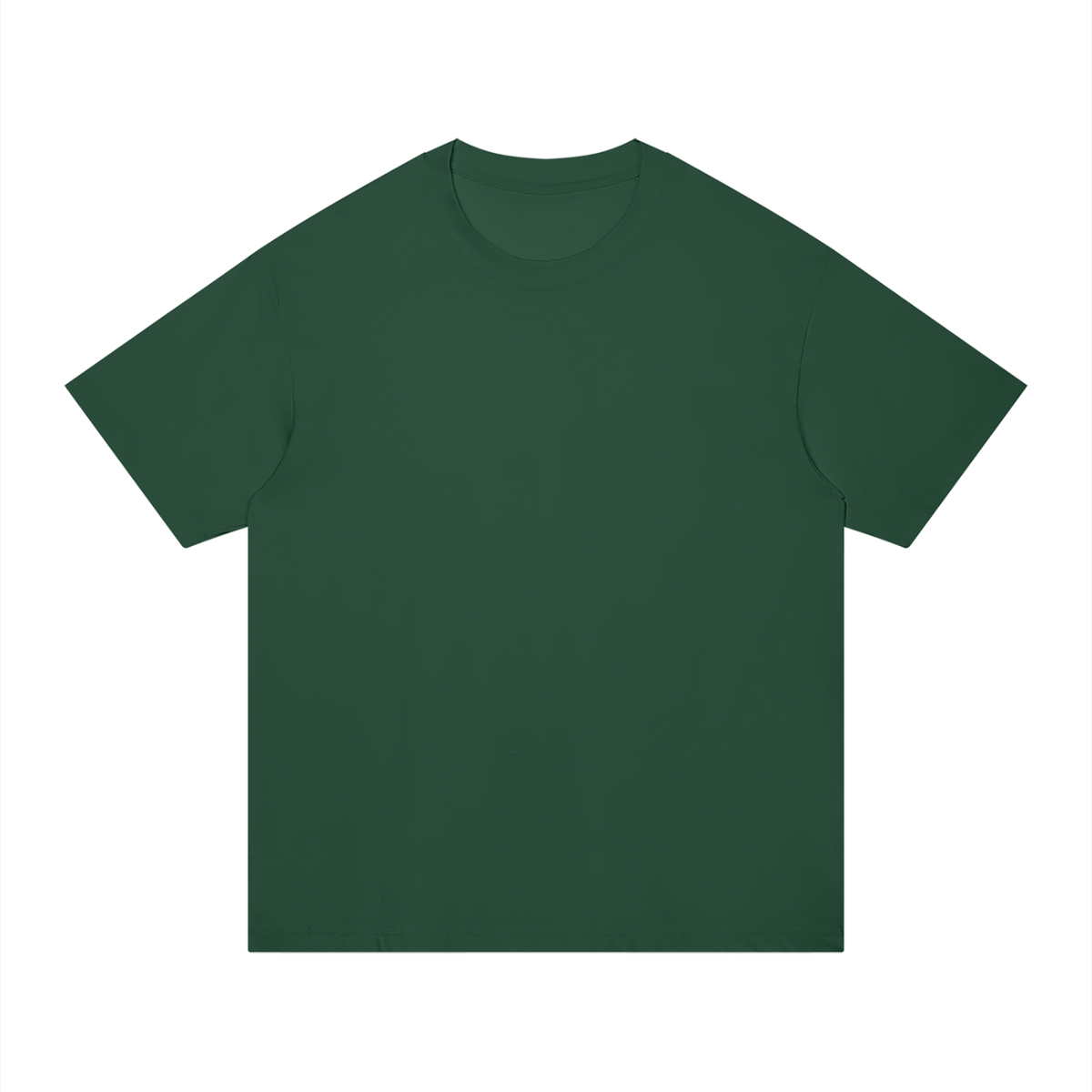 Unisex Regular Fit Cotton T-Shirt in blackish green