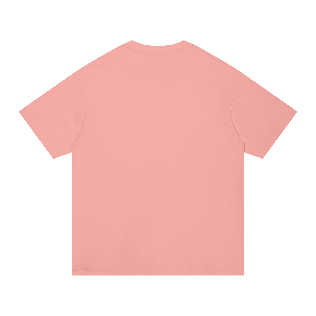 Unisex Regular Fit Cotton T-Shirt in dirty pink, alternate angle