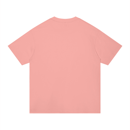 Unisex Regular Fit Cotton T-Shirt in dirty pink, alternate angle
