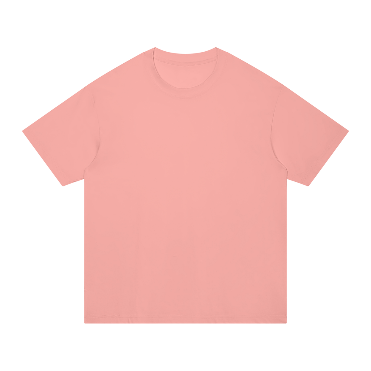 Unisex Regular Fit Cotton T-Shirt in dirty pink