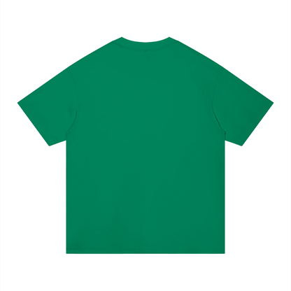 Unisex Regular Fit Cotton T-Shirt in grass green, alternate angle