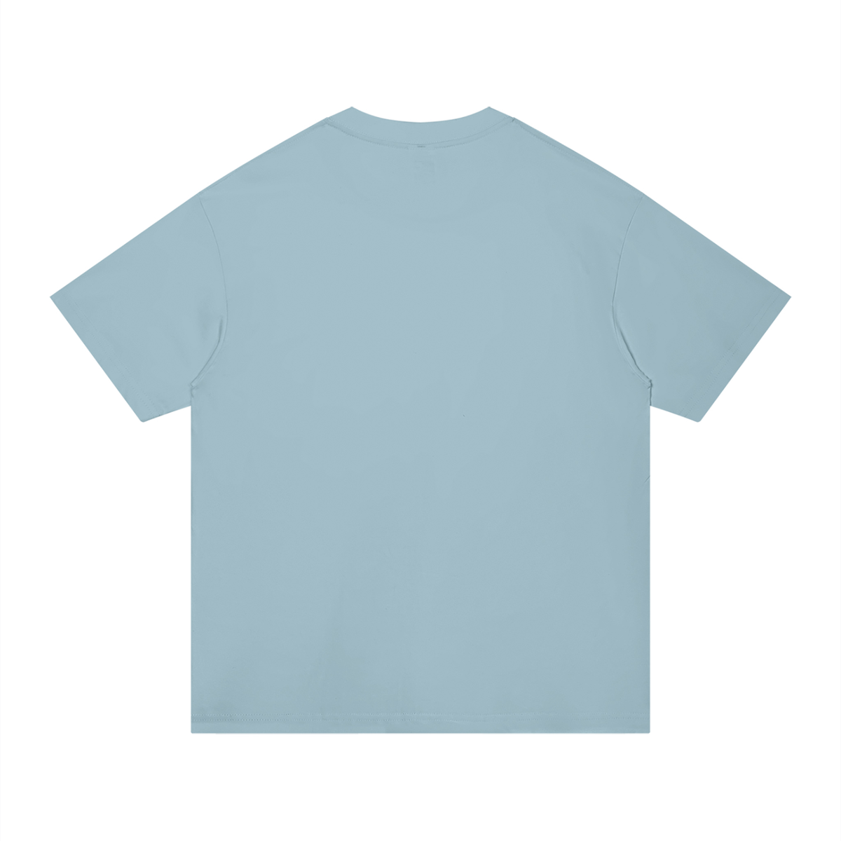 Unisex Regular Fit Cotton T-Shirt in gray blue, alternate angle