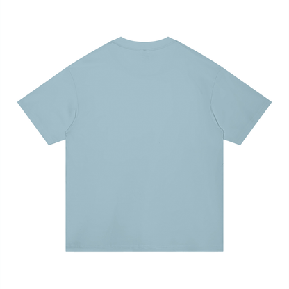 Unisex Regular Fit Cotton T-Shirt in gray blue, alternate angle