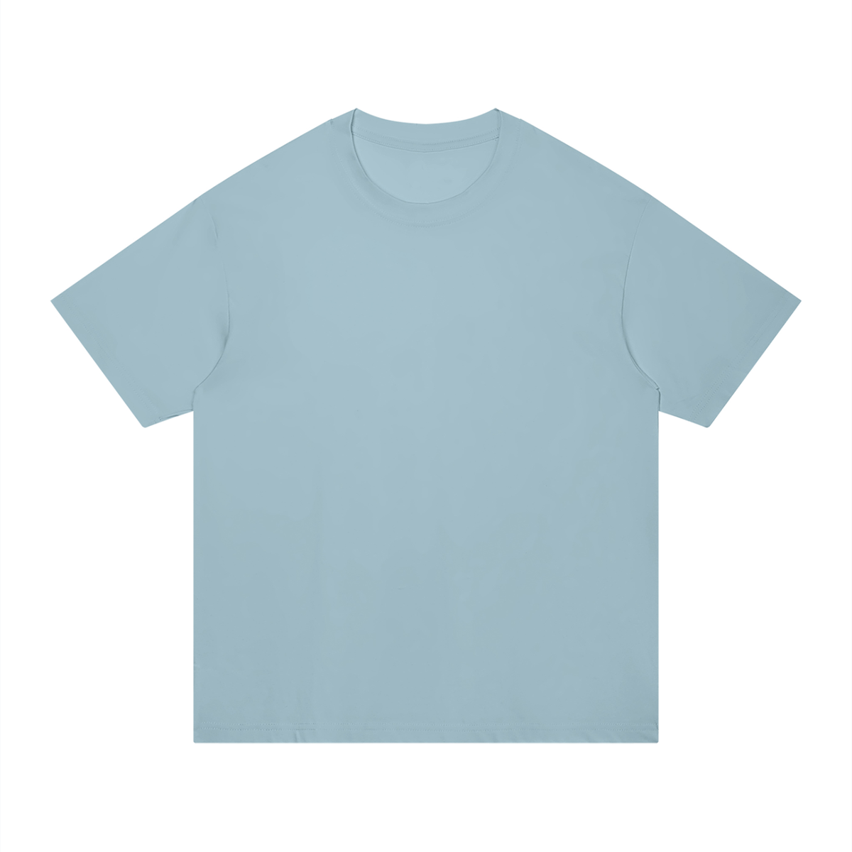 Unisex Regular Fit Cotton T-Shirt in gray blue