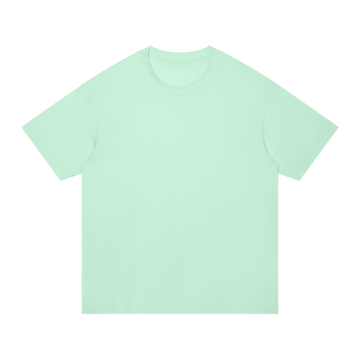 Unisex Regular Fit Cotton T-Shirt in mint green