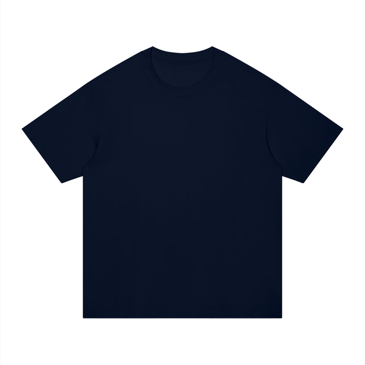 Unisex Regular Fit Cotton T-Shirt in navy blue