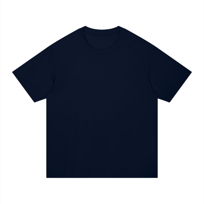 Unisex Regular Fit Cotton T-Shirt in navy blue
