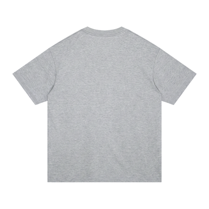Unisex Regular Fit Cotton T-Shirt in pink, alternate angle