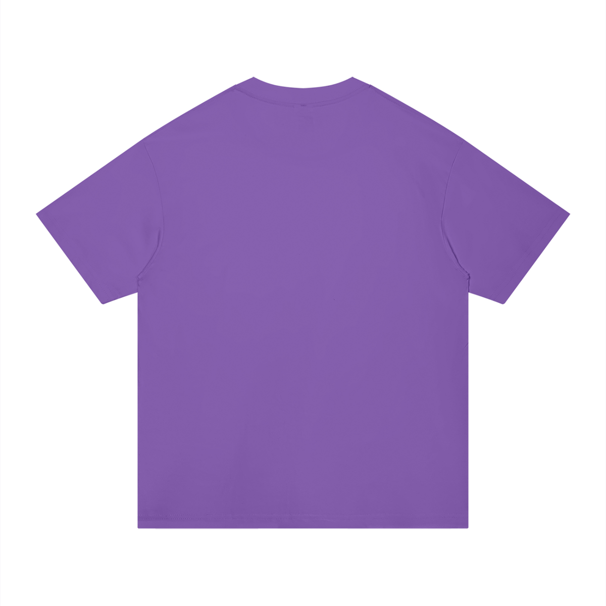 Unisex Regular Fit Cotton T-Shirt in purple, alternate angle