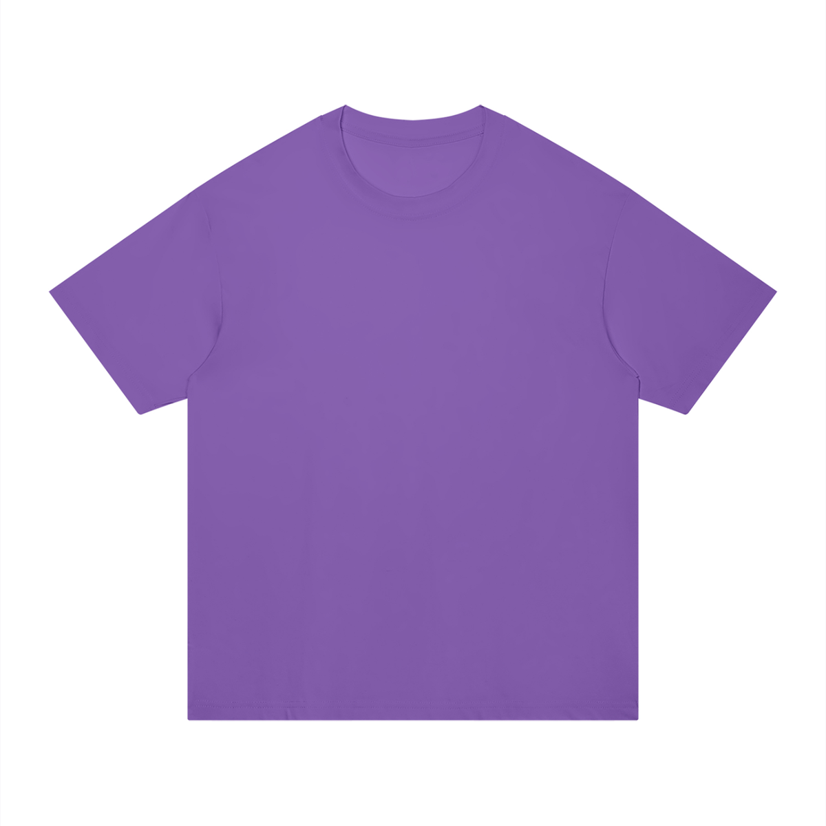 Unisex Regular Fit Cotton T-Shirt in purple