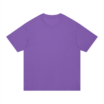 Unisex Regular Fit Cotton T-Shirt in purple