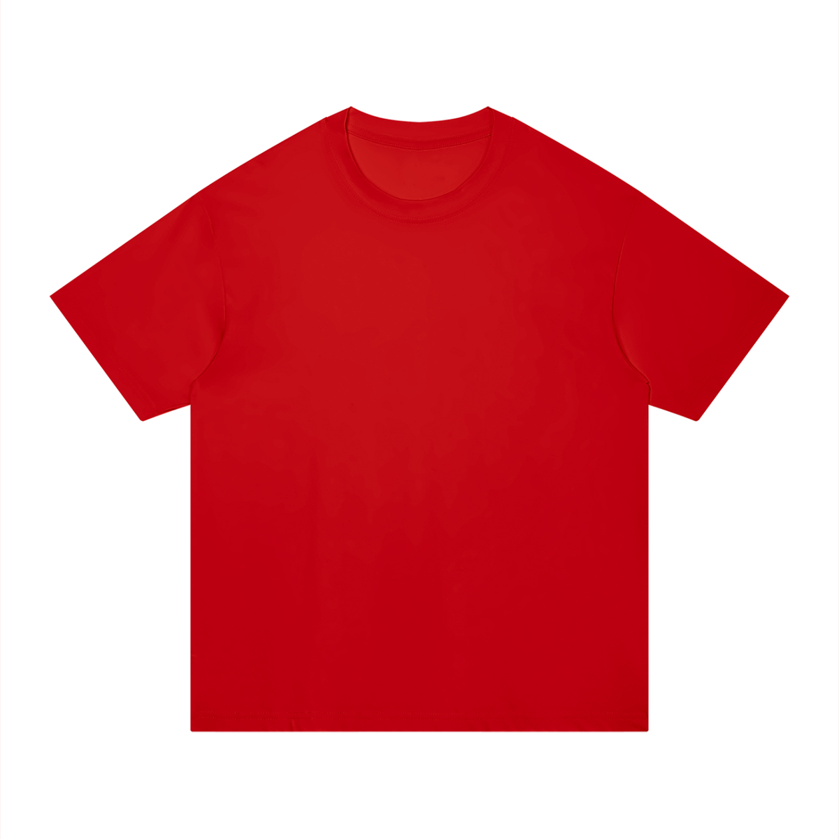 Unisex Regular Fit Cotton T-Shirt in red