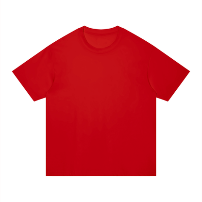 Unisex Regular Fit Cotton T-Shirt in red