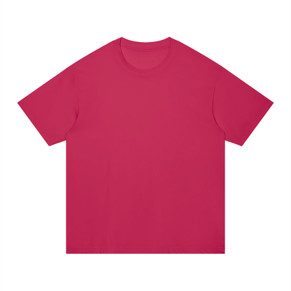 Unisex Regular Fit Cotton T-Shirt in rose red