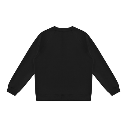 Unisex Regular Fit Crewneck Sweatshirt in black, alternate angle
